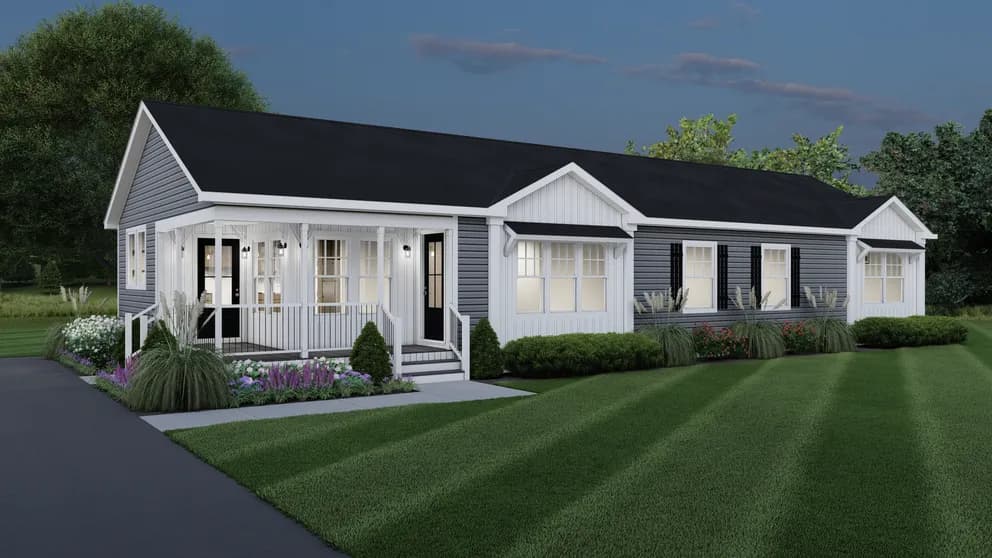 Southern belle 4br mod elevation and exterior home features