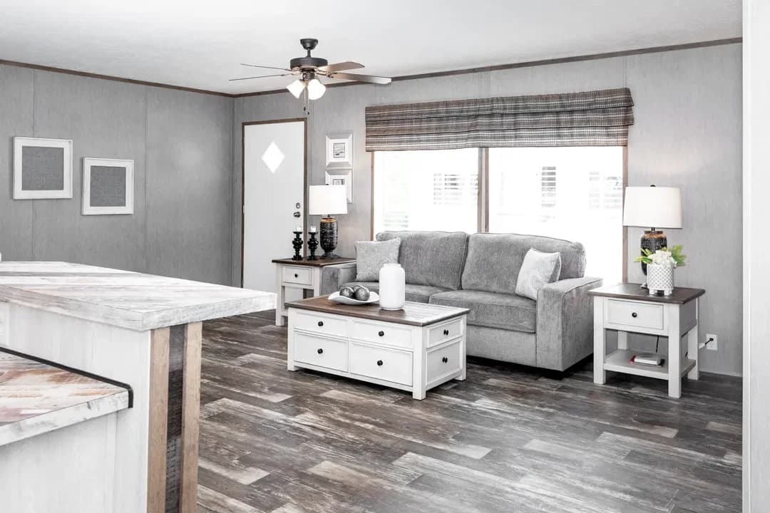 The morris interior home features