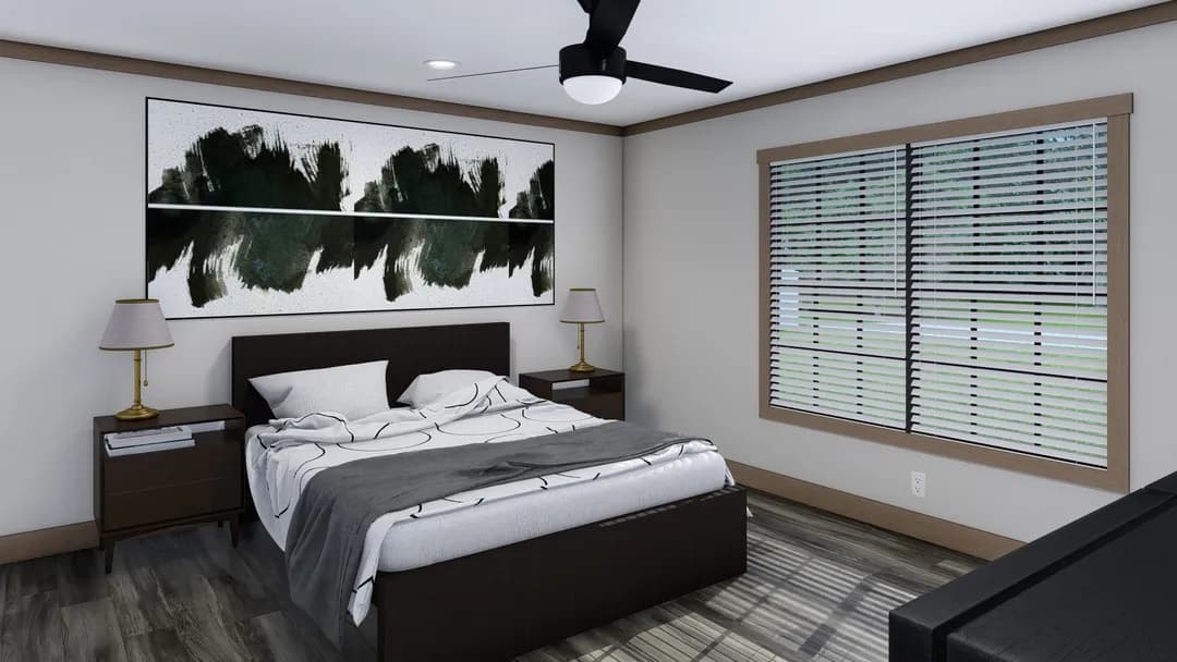 The angelina bedroom home features